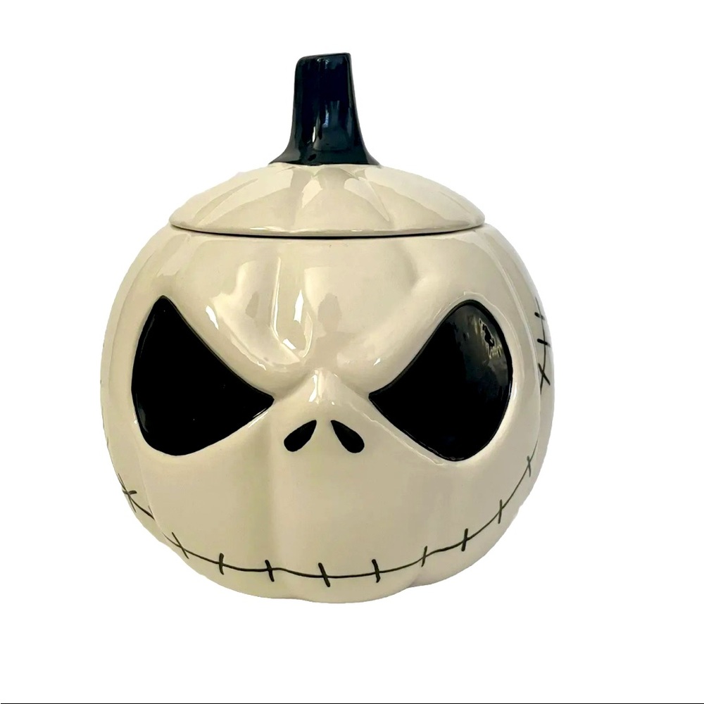 Disney The Nightmare Before Christmas Jack Skellington White Pumpkin Coo…